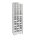 36 Pair Shoe Storage Rack, White - Image 2